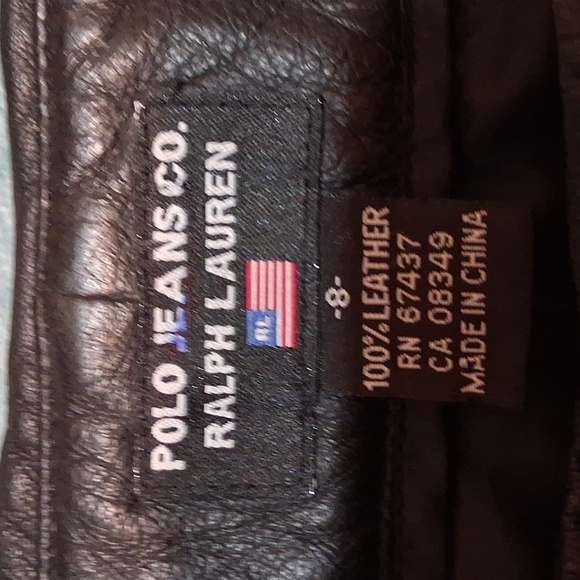 Polo Ralph Lauren 100% Leather Pants EUC - Picture 14 of 17